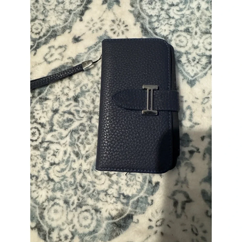 Hermes Paris Vintage Iphone Wallet Case W Box. Authentication Card In Box